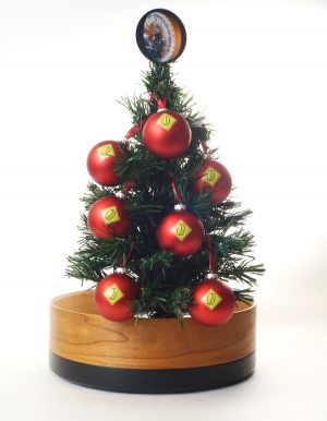rote Weihnachtskugel